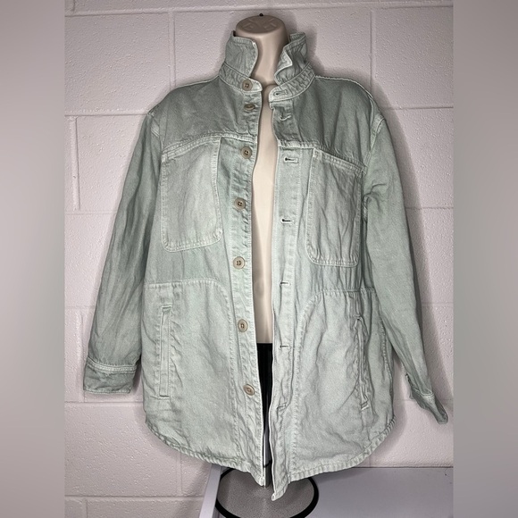 Madewell Denim Ames Oversized Shirt-Jacket:
Garment-Dyed Edition Size S - Picture 3 of 10